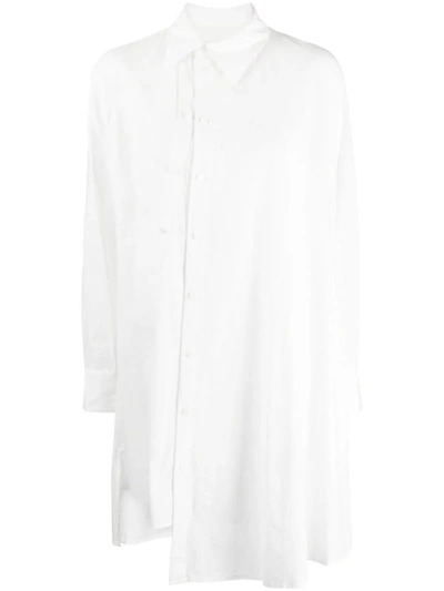 Shop Yohji Yamamoto Regulation Women R-layered F Blouse In Off White