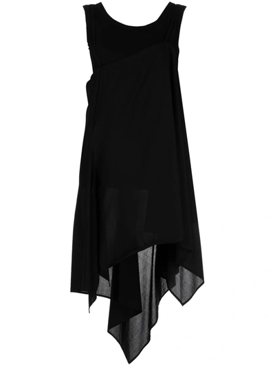 Shop Yohji Yamamoto Regulation Women R-layered Sleeveless Top In Black
