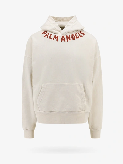 Shop Palm Angels Sweatshirt In Beige