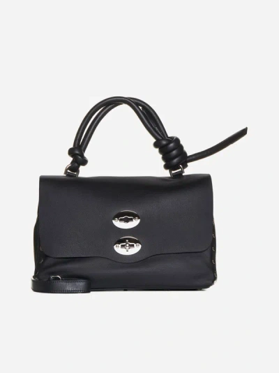 Shop Zanellato Postina Cortina Leather Bag In Black