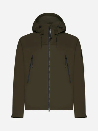 Shop C.p. Company Pro-tek Hooded Jacket In Ivy Green