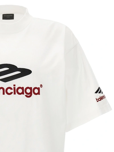 Shop Balenciaga 3b Sports Icon T-shirt White