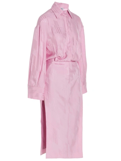 Shop Attico Charla Dresses Pink