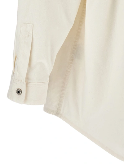 Shop Off-white Denim Overshirt Shirt, Blouse White