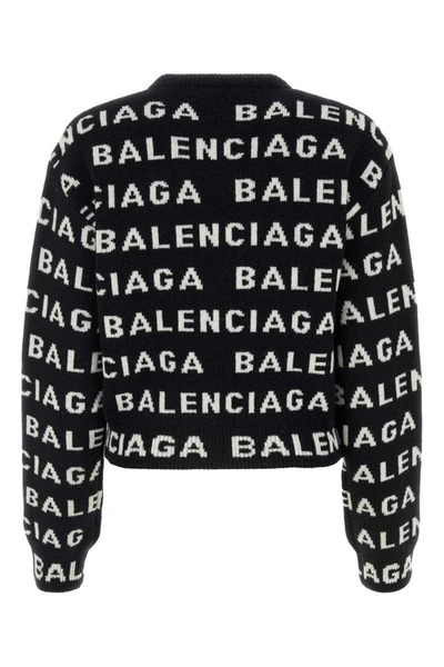 Shop Balenciaga Knitwear In Black