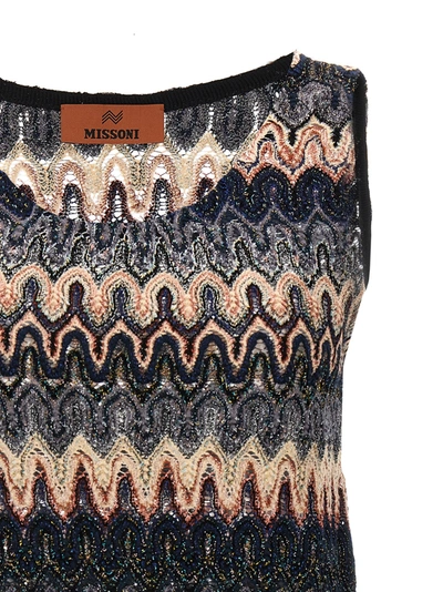 Shop Missoni Lurex Knit Top Tops Multicolor