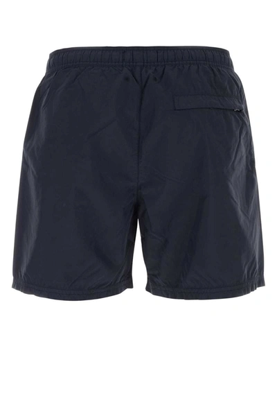 Shop Stone Island Shorts In Blue