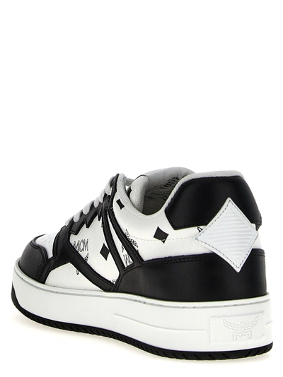 Shop Mcm Neo Terrain Sneakers White/black
