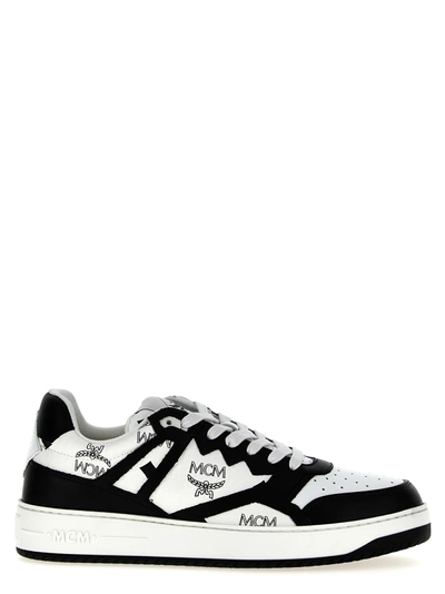 Shop Mcm Neo Terrain Sneakers White/black