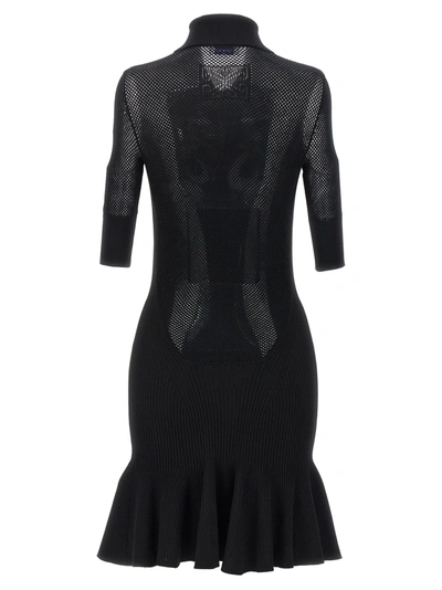 Shop Off-white Net Arrow Dresses Black