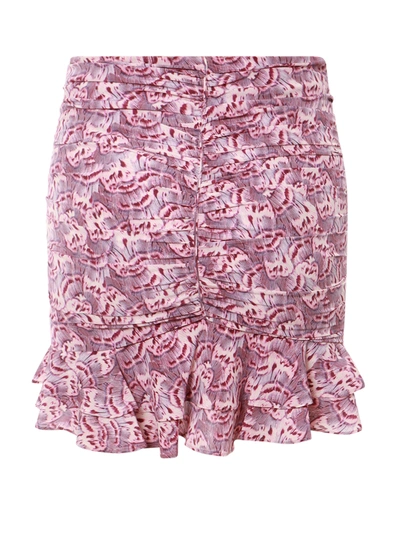 Shop Isabel Marant Multicolor Silk Skirt