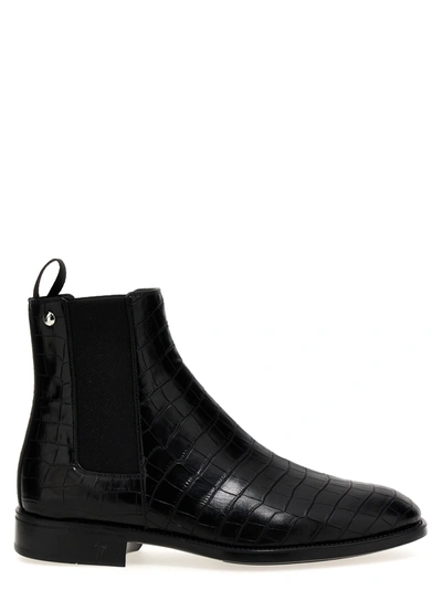 Shop Giuseppe Zanotti Sorrento Boots, Ankle Boots Black