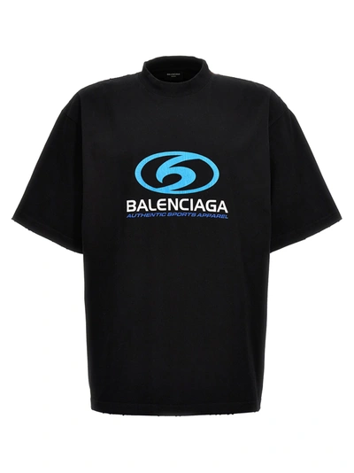 Shop Balenciaga Surfer T-shirt Black