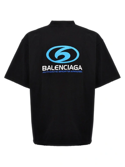 Shop Balenciaga Surfer T-shirt Black