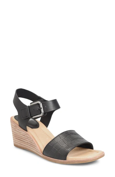 Shop Söfft Garin Wedge Sandal In Black