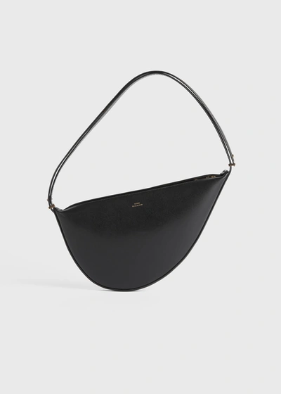 Totême Scooped Sling Black In Black