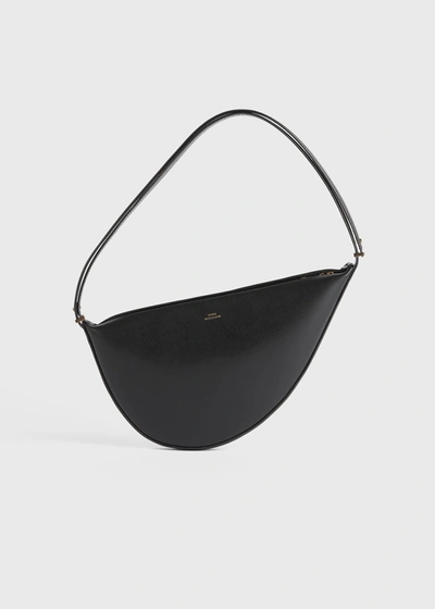 Totême Scooped Sling Black In Black