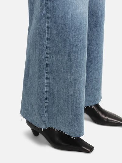 Shop Frame Le Palazzo Crop Wide Leg Jeans In Blue