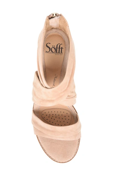 Shop Söfft Samoa Sandal In Rose Taupe
