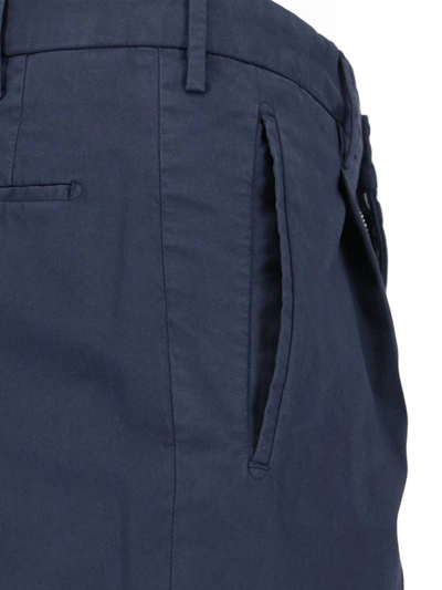 Shop Incotex Trousers In Blue