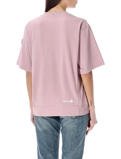 Shop Moncler Grenoble T-shirt Tmm In Pink