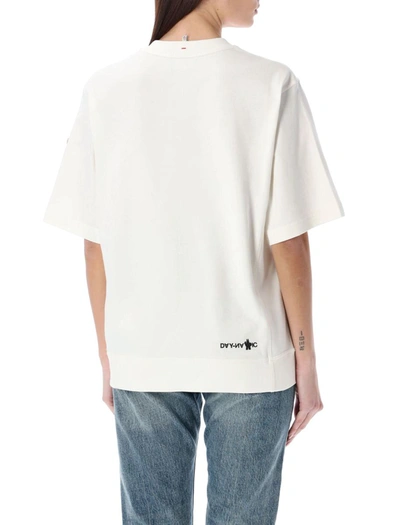Shop Moncler Grenoble T-shirt Tmm In White