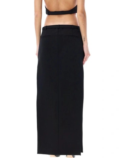 Shop Ssheena Gola Long Skirt In Black