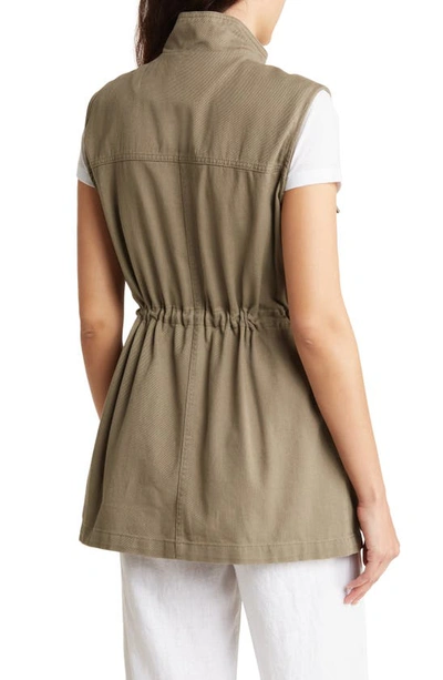 Shop Rachel Rachel Roy Utility Anorak Vest In Forest Cover
