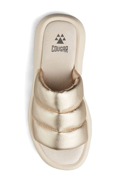 Shop Cougar Julep Slide Sandal In Platino