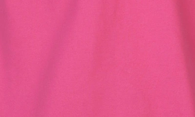 Shop Tailorbyrd Micro Tipped Piqué Zip Polo In Flamingo Pink