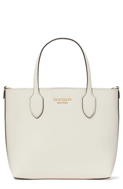 Shop Kate Spade Medium Bleecker Saffiano Leather Tote In Parchment.