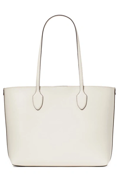 Kate Spade Bleecker Large Saffiano Leather Tote Bag In Parchment.