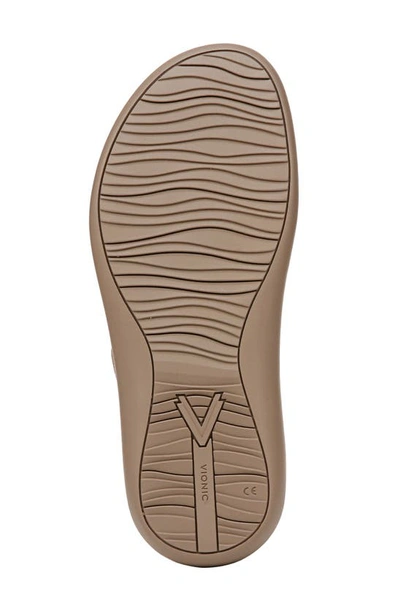 Shop Vionic Activate Rx Platform Sandal In Taupe