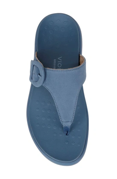 Shop Vionic Activate Rx Platform Sandal In Captains Blue