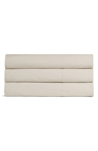 Shop Parachute Percale Top Sheet In Bone