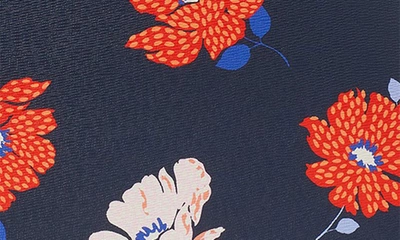 Shop Kate Spade Bleecker Dotty Floral Print Tote In Parisian Navy Multi