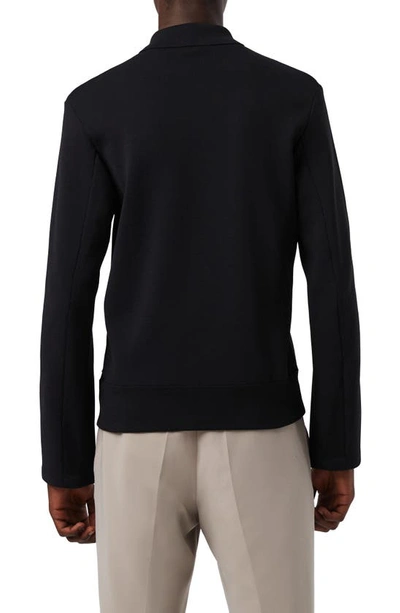 Shop Alphatauri Fanoa Zip-up Sweater In Black