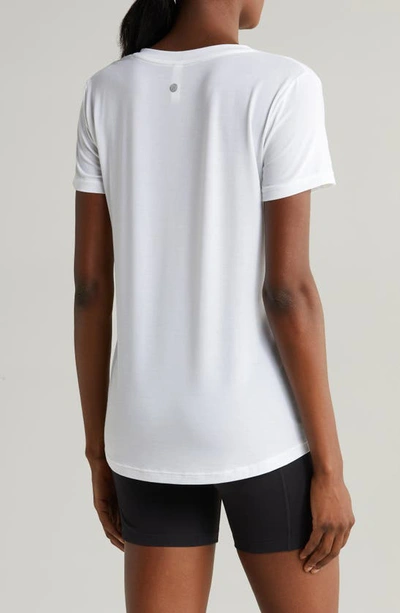 Zella Aspire Active T-shirt In White