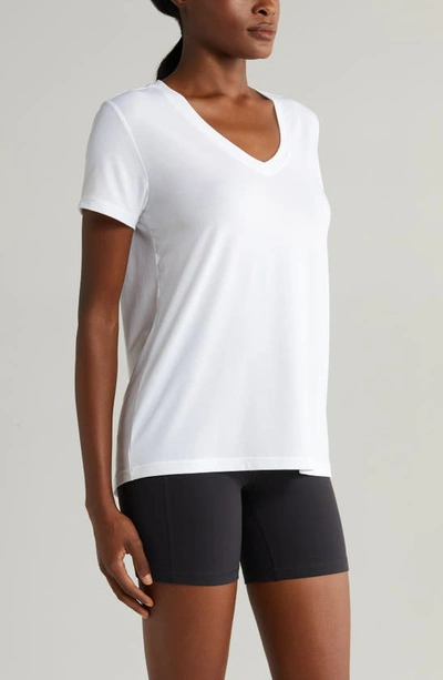 Zella Aspire Active T-shirt In White