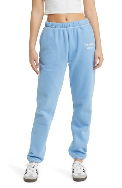 Shop The Mayfair Group Empathy Joggers In Soft Blue