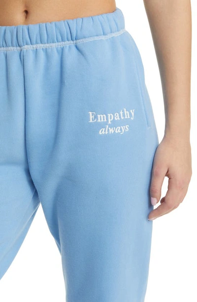 Shop The Mayfair Group Empathy Joggers In Soft Blue
