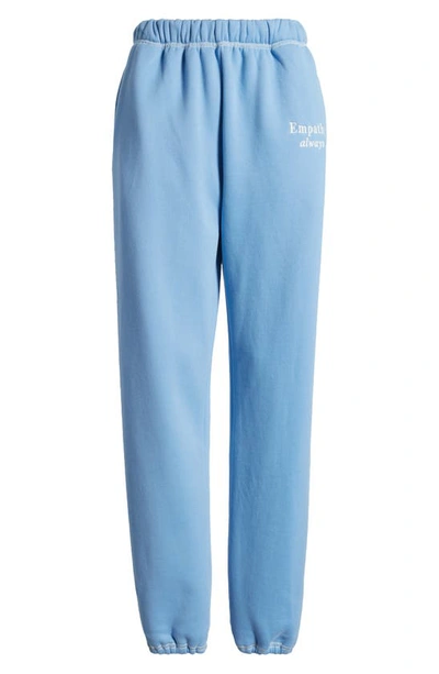 Shop The Mayfair Group Empathy Joggers In Soft Blue