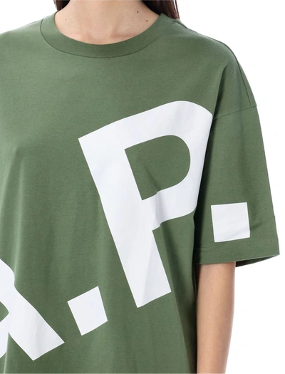 Shop Apc A.p.c. Lisandre T-shirt In Gray/green