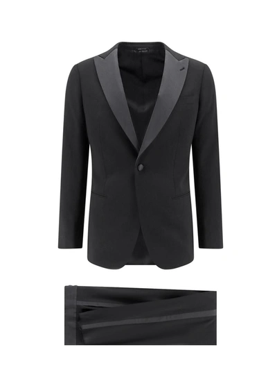 Shop Giorgio Armani Tuxedo In Black