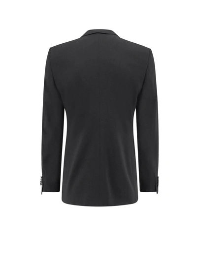Shop Giorgio Armani Tuxedo In Black