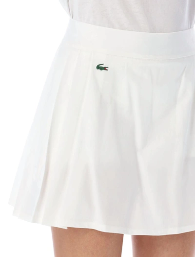 Shop Lacoste Tennis Miniskirt In White