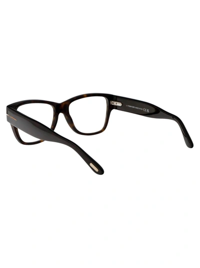 Tom Ford Blue Light Block Cat Eye Ladies Eyeglasses Ft5949-b 001 56 In 052 Avana Scura
