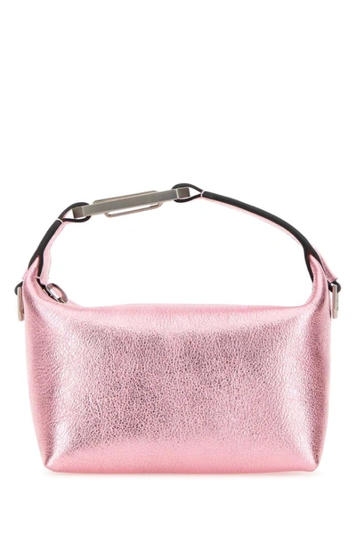 Shop Eéra Eéra Pink Leather Tiny Moon Tote Bag
