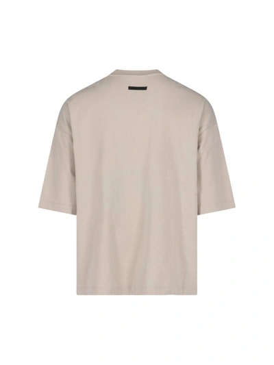 Shop Fear Of God T-shirts And Polos In Beige