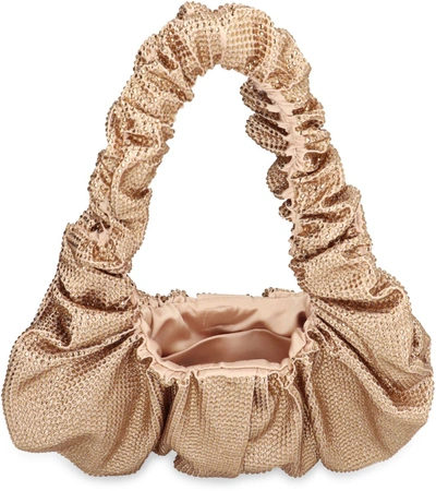 Shop Giuseppe Di Morabito Crystal Embellished Handbag In Golden